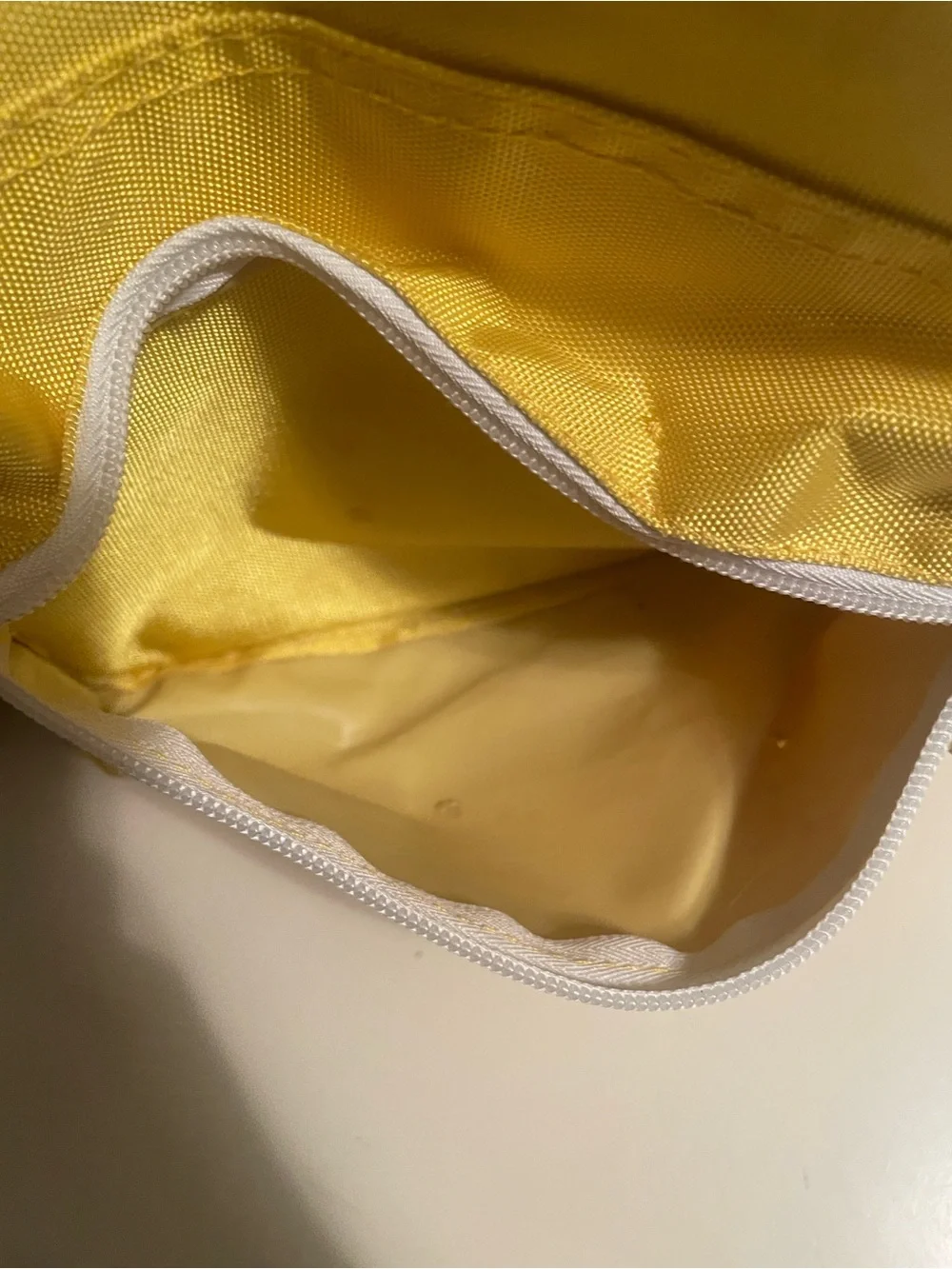 FILS Yellow Men's Backpack with White Zippers